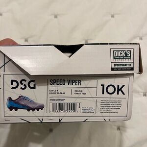 DSG Speed Viper Soccer Cleats Size 10